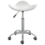 Tabouret de salon vidaxl blanc artificiel blanc