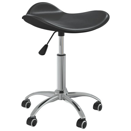 VidaXL tabouret de salon cuir artificiel noir