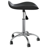 VidaXL tabouret de salon cuir artificiel noir