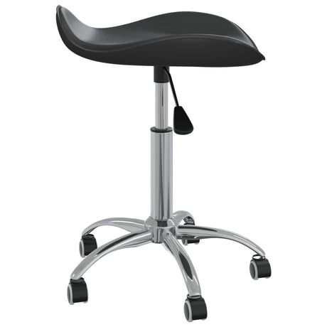 VidaXL tabouret de salon cuir artificiel noir