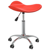 Vidaxl Salon Pall Artificial Leather Red