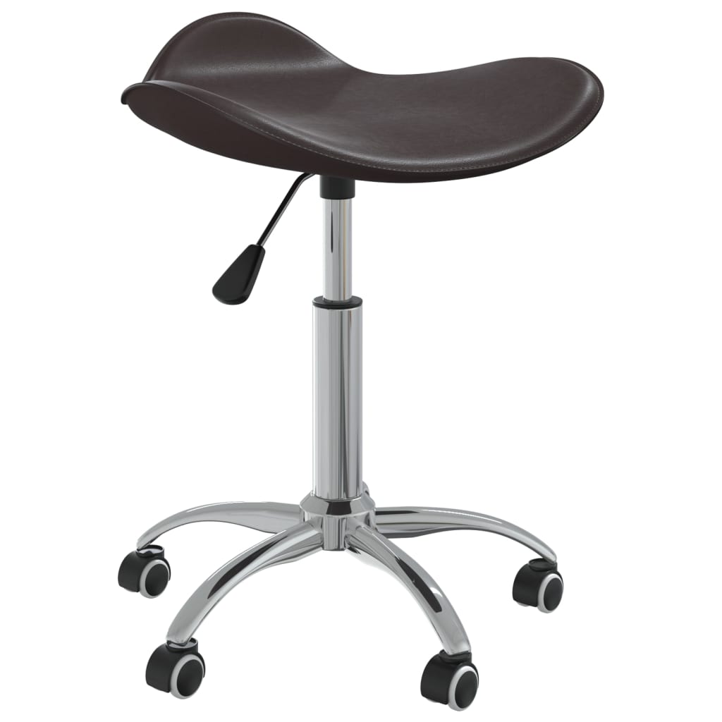 VidaXL tabouret de salon simili cuir marron