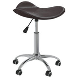 VidaXL tabouret de salon simili cuir marron