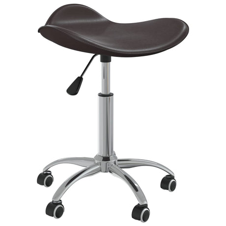VidaXL tabouret de salon simili cuir marron