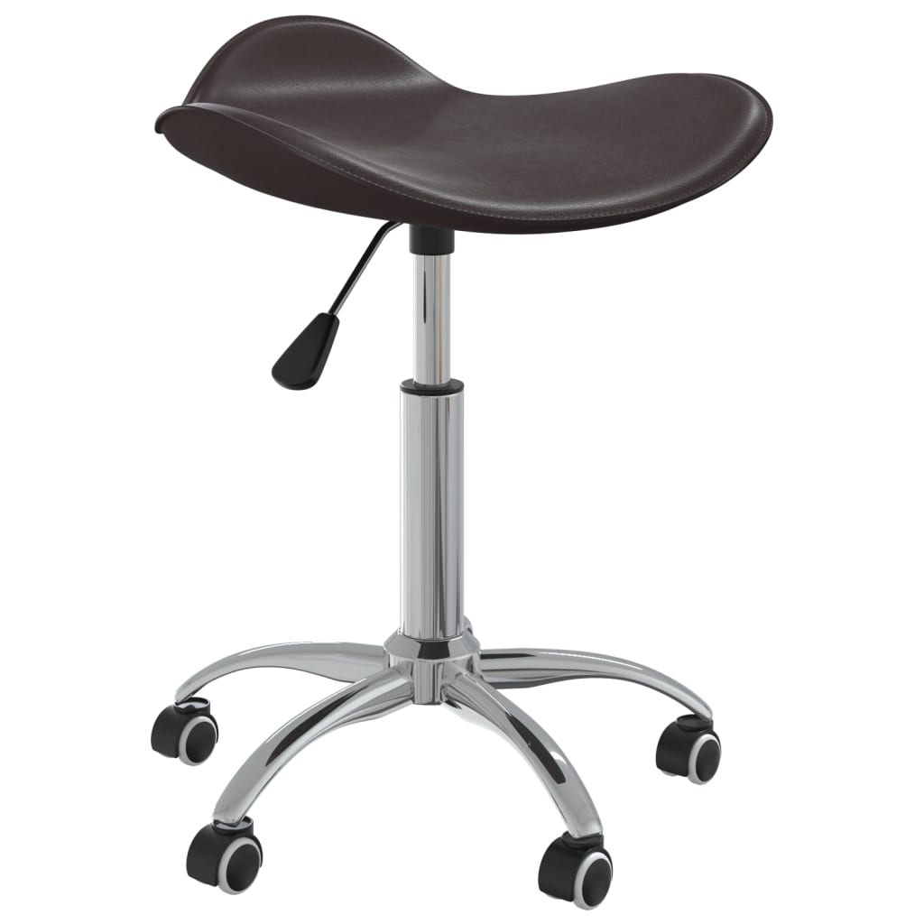 Tabouret de salon vidaxl marron en cuir artificiel