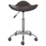VidaXL tabouret de salon simili cuir marron