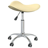 Vidaxxl tabouret de salon cuir artificiel couleur crème