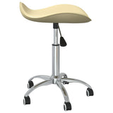 Vidaxxl tabouret de salon cuir artificiel couleur crème