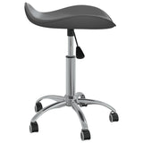 Tabouret de salon vidaxl gris en cuir artificiel