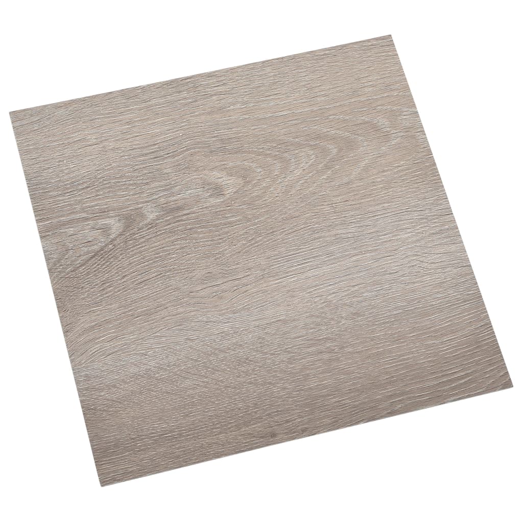 Vidaxl golvbrädor självhäftande 55 ST 5,11 m² PVC taupe