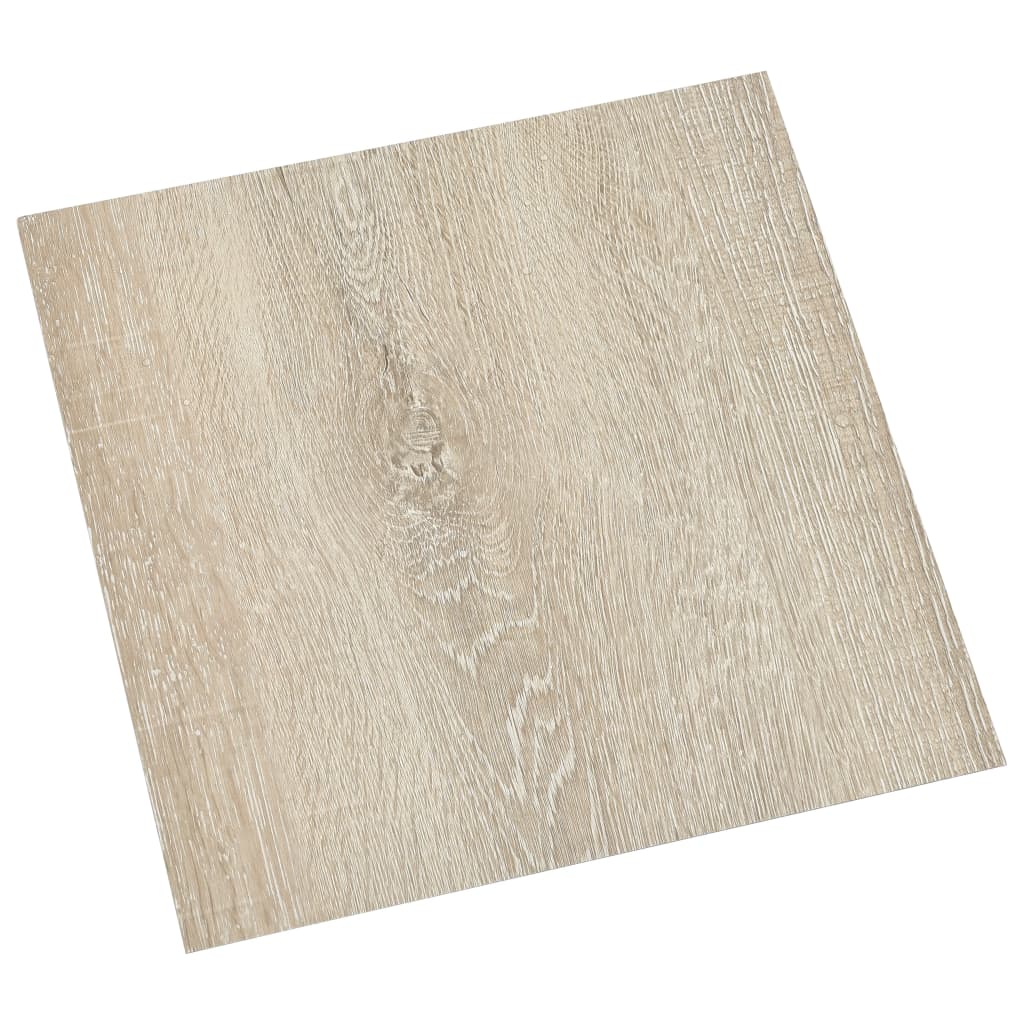 Vidaxl golvbrädor självhäftande 55 ST 5,11 m² PVC Beige