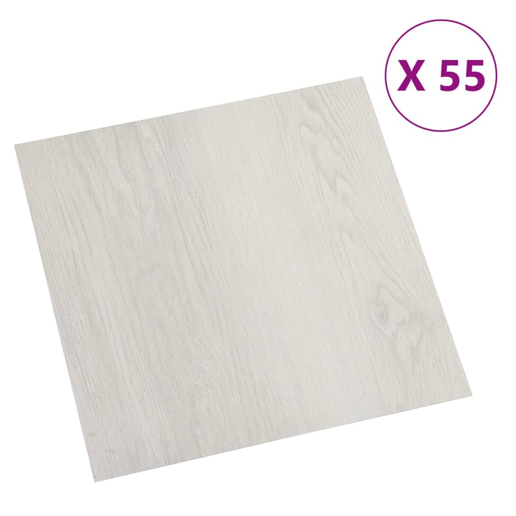 Vidaxl Floorboards Self -Adhesive 55 ST 5,11 m² PVC BEIGE