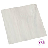 VIDAXL FLOONDESS Self -Adhesive 55 ST 5,11 m² PVC Cream