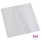 Vidaxl Floorboards Self -adhesive 55 st 5.11 m² PVC light gray