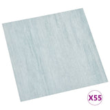 Vidaxl Floorboards auto-adhésif 55 ST 5.11 m² PVC vert