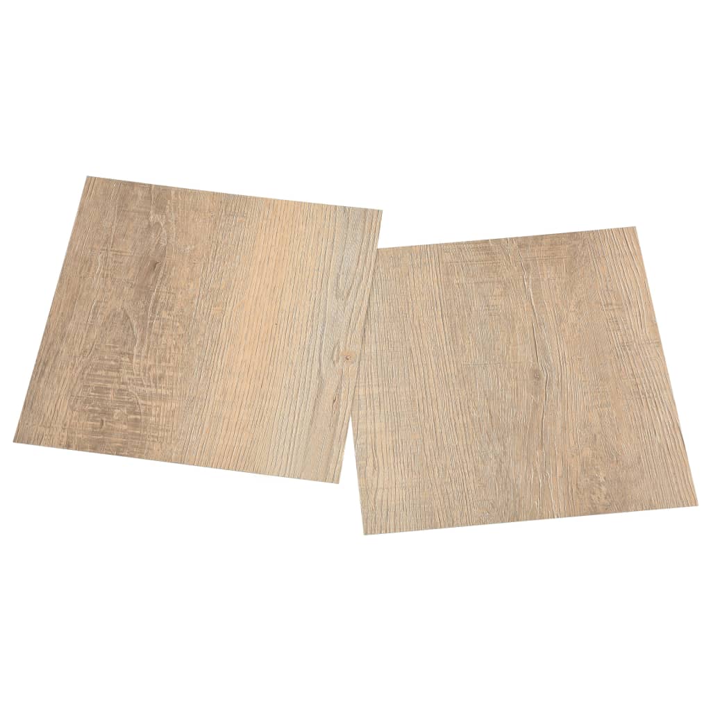 Vidaxl Floorboards Self -adhesive 55 st 5.11 m² PVC Brown