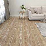 Vidaxl Floorboards Selvlavt 55 ST 5.11 m² PVC Brown