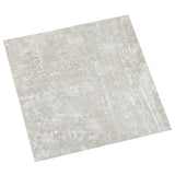 Planches de plancher vidaxl auto-adhésive 55 st 5,11 m² en PVC gris clair