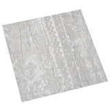 Vidaxl Floorboards Self -adhesive 55 st 5.11 m² PVC Gray