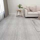 Vidaxl Floorboards Selvlavt 55 ST 5.11 m² PVC Grå