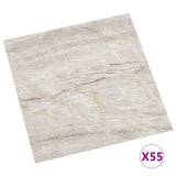 Vidaxl aboard pavimenti autoadesivo 55 st 5,11 m² beige pvc