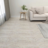 Vidaxl talne plošče samouddejne 55 ST 5,11 m² PVC Beige