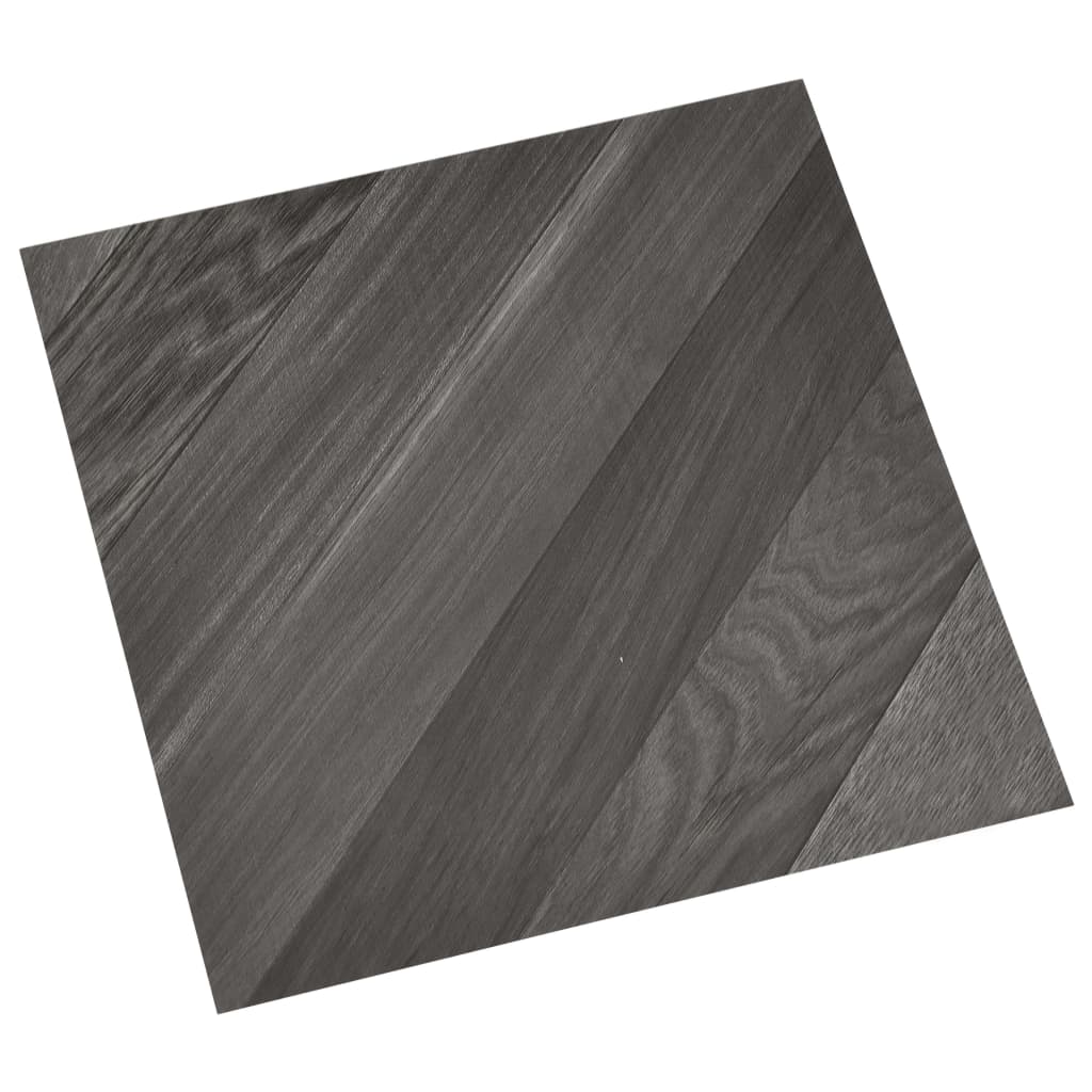 Vidaxl Floorboards Self -Adhesive 55 ST 5,11 m² PVC Pruhovaná šedá