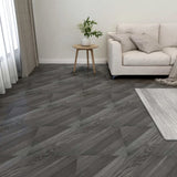 Vidaxl Floorboards Selvlavt 55 ST 5.11 m² PVC Striped Gray