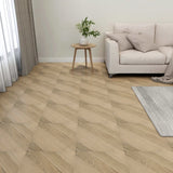 Vidaxl Floorboards Self -adhesive 55 st 5.11 m² PVC Striped Brown