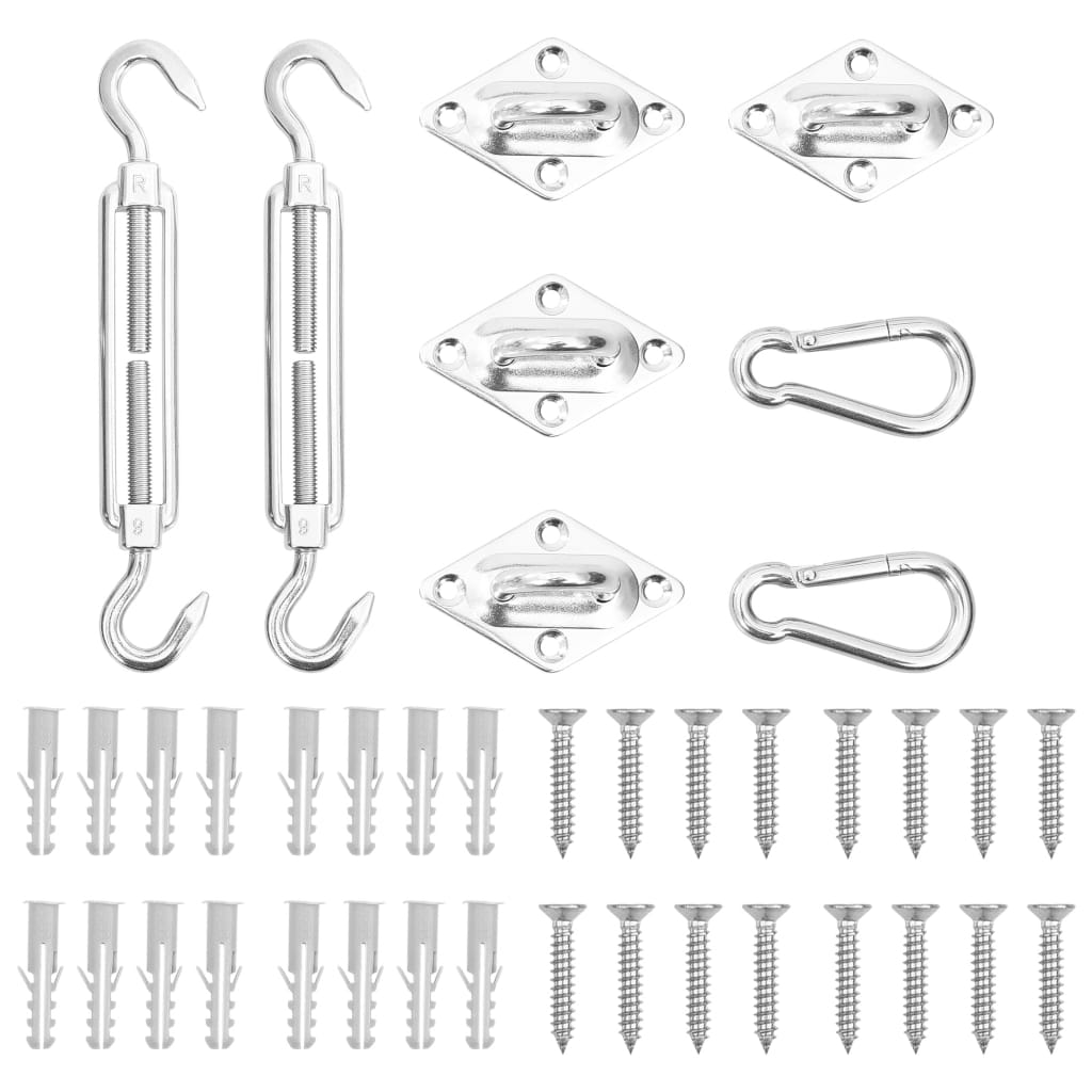 VidaXL 8-piece awning accessories set stainless steel