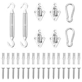 VidaXL 8-piece awning accessories set stainless steel