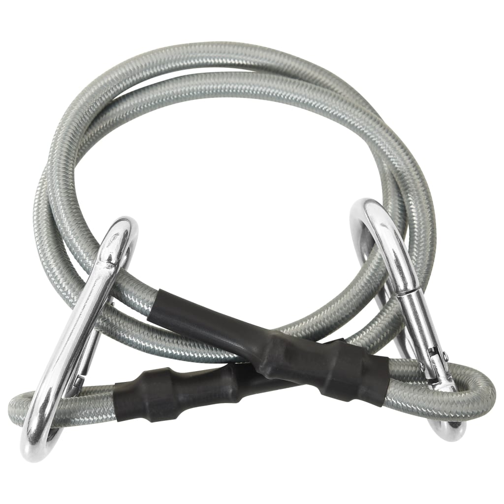 Ropes vidaxl avec caoutchouc carabiner 4 st