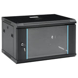 Armoire de réseau Vidaxl pour sur le mur 6H 19 IP20 600x450x375 mm