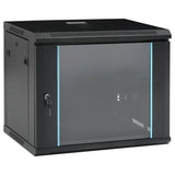 Gabinete de red Vidaxl para en la pared 9 am 19 IP20 600x450x510 mm