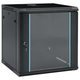 Vidaxl Netzwierk Cabinet fir op der Mauer 12h 19 ip20 600x600x640 mm