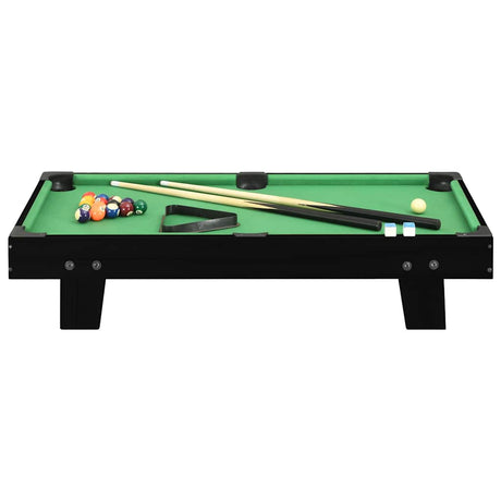 Vidaxl Minipool Table 3 pieds 92x52x19 cm noir et vert