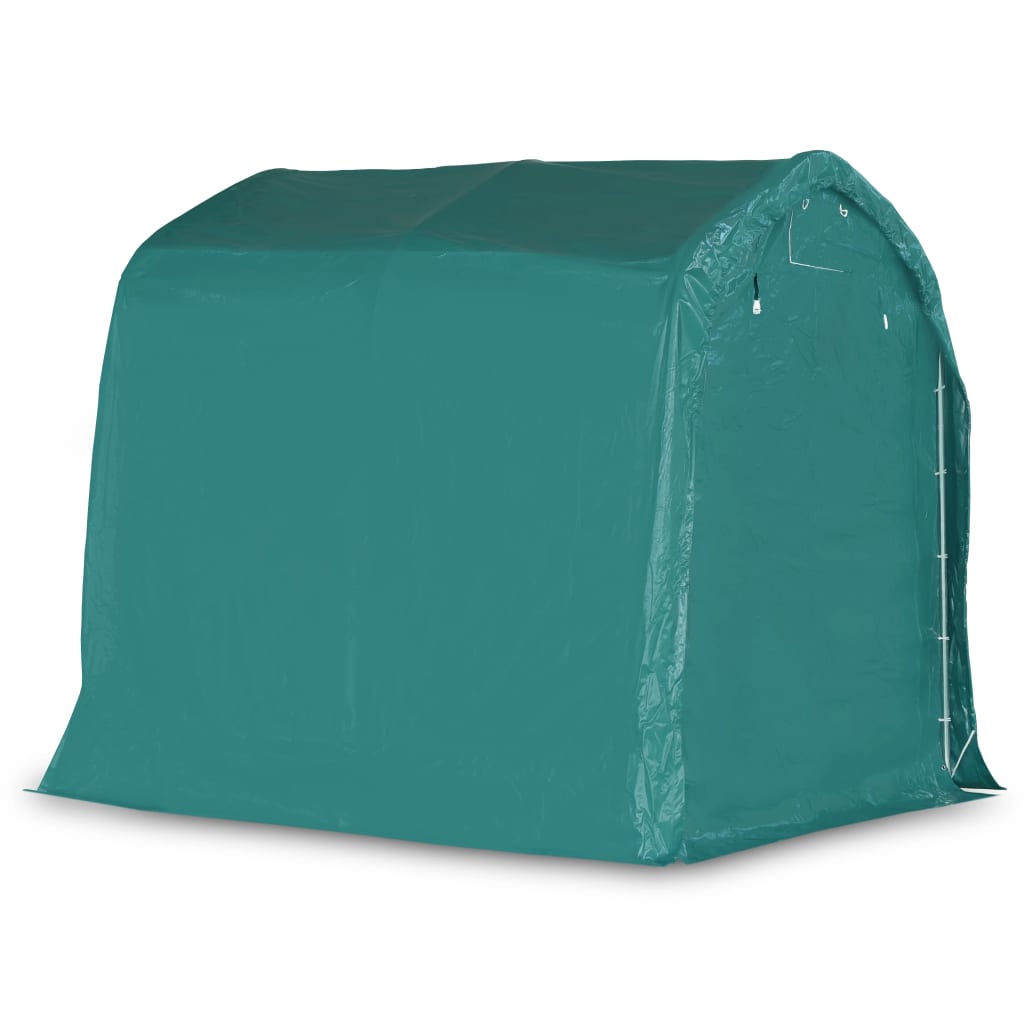 Tienda de garaje Vidaxl 2.4x2.4 M PVC Green