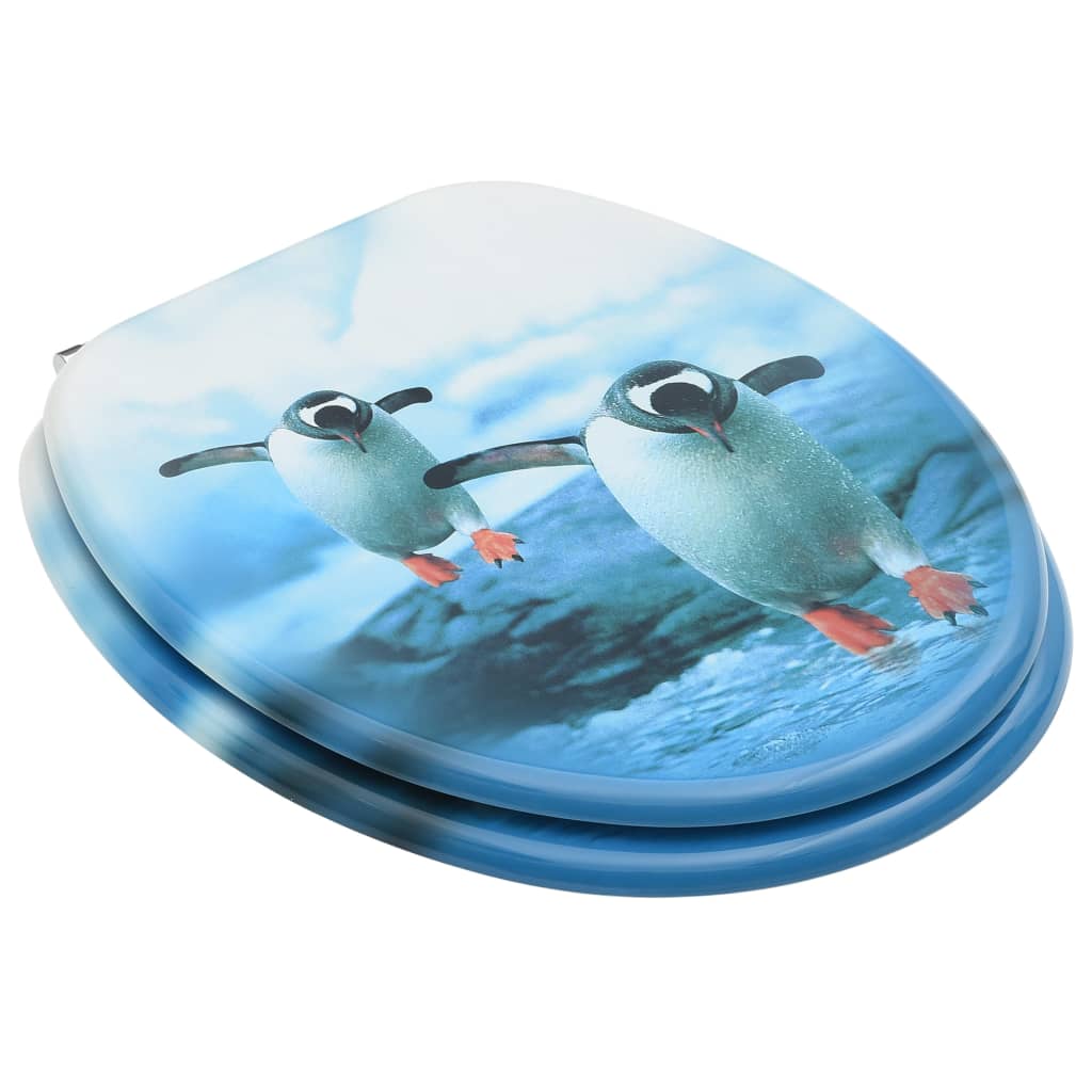 Vidaxl water sedili con coperchio pinguino pinguino a 2 pezzi