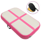 Mat de gymnastique Vidaxl avec pompe gonflable 60x100x10 cm PVC rose