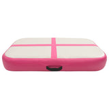 Mat de gymnastique Vidaxl avec pompe gonflable 60x100x10 cm PVC rose