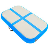 Mat de gymnastique Vidaxl avec pompe gonflable 60x100x10 cm PVC bleu