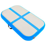 Mat de gymnastique Vidaxl avec pompe gonflable 60x100x20 cm PVC bleu