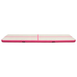 Vidaxl Gymnastiker mat Pompel onverdlatbar 800x100x15 cm pvc rosa