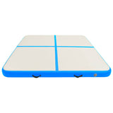 Vidaxl gymnastics mat with pump inflatable 200x200x10 cm PVC blue