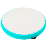 Vidaxx tapis de gymnastique avec pompe gonflable 100x100x10 cm PVC vert