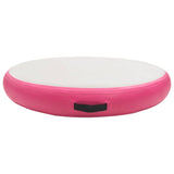 Vidaxl Gymnastikmatta med pump Uppblåsbar 100x100x15 cm PVC Pink