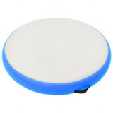 Mat de gymnastique Vidaxl avec pompe gonflable 100x100x20 cm en PVC bleu
