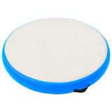Mat de gymnastique Vidaxl avec pompe gonflable 100x100x20 cm en PVC bleu