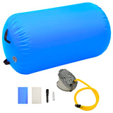 Vidaxl Gymnastics Role con bomba inflable 100x60 cm PVC Azul