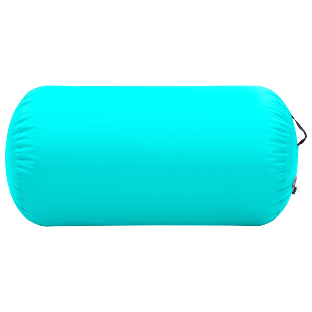 Vidaxl Gymnastics Role con bomba inflable 120x90 cm PVC Green